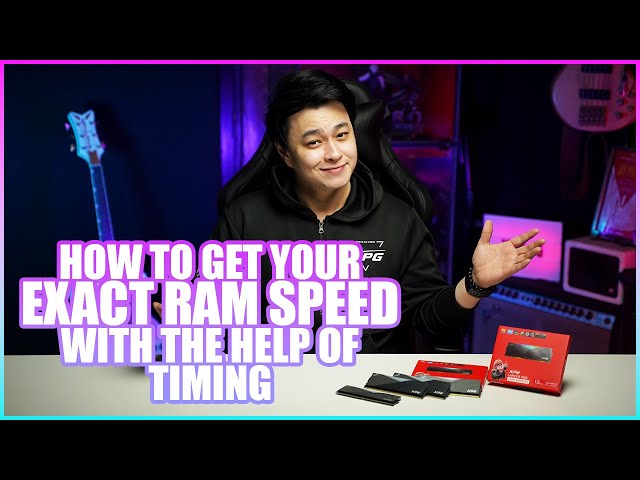 How to get your exact RAM Speed with the help of timing - XPG LANCER DDR5 DRAM