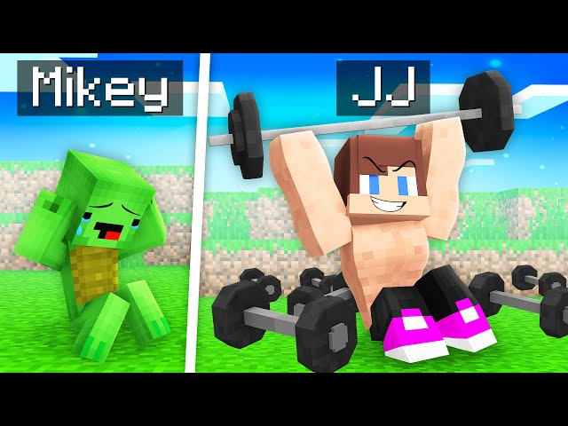 Weak Mikey vs STRONG JJ Survival Battle in Minecraft ! - Maizen