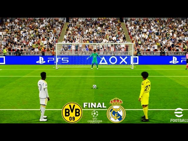 Borussia Dortmund vs Real Madrid - Penalty Shootout ! FINAL UEFA Champions League 2024 | FIFA 23