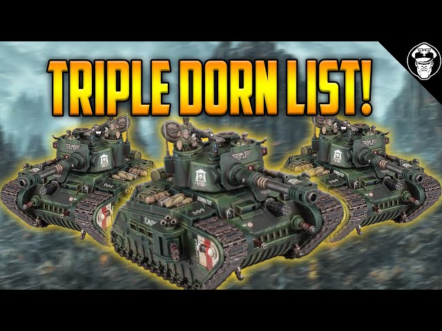 The Leman Russ Tank is DEAD! My Triple Rogal Dorn List! | Astra Militarum | Warhammer 40,000