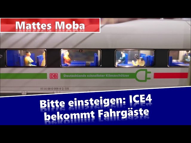 Bitte einsteigen: ICE4 (BR412/812) von Märklin (39716, 43726 und 43728) bekommt Fahrgäste