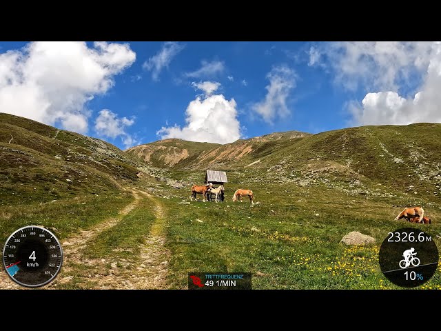 1 Hour Scenic Indoor Cycling Bike Workout Alps Italy Strava Ultra HD Video