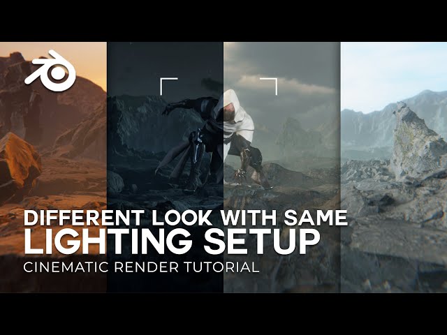 Create A Different Look To Your Scene With The Same Lighting Setup | Blender Tutorial
