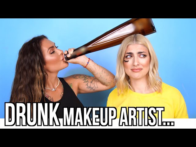 Professional Makeup Artist Gets Drunk And Does My Makeup!