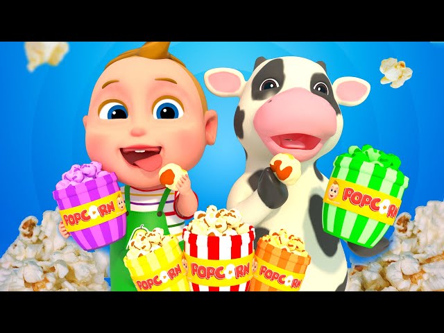 The Muffin Man Song - Colorful Popcorn Version For Children | Super Sumo Nursery Rhymes & Kid Song