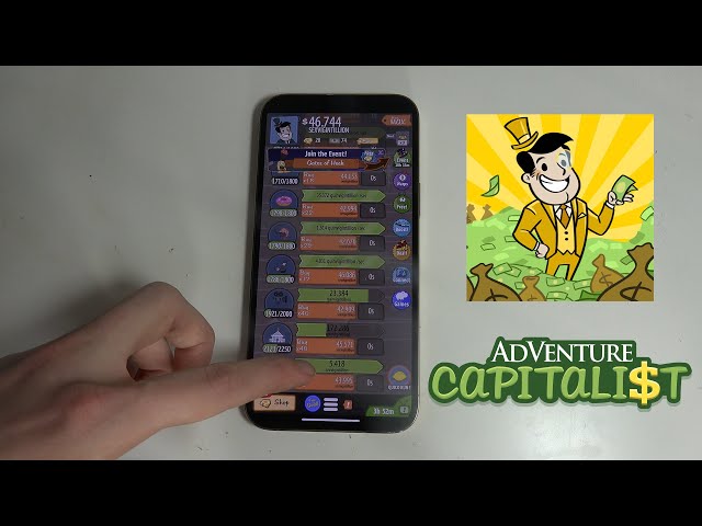 Adventure Capitalist iPhone 12 Pro Max - Gameplay