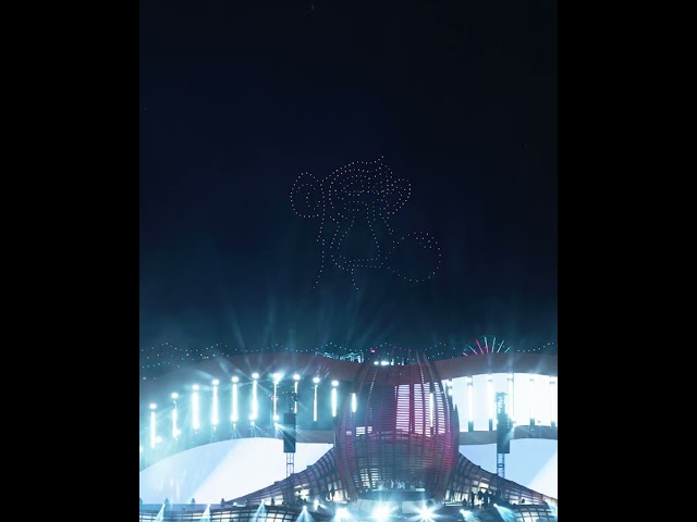 Drone Show with Snoop Dogg during EDC Las Vegas