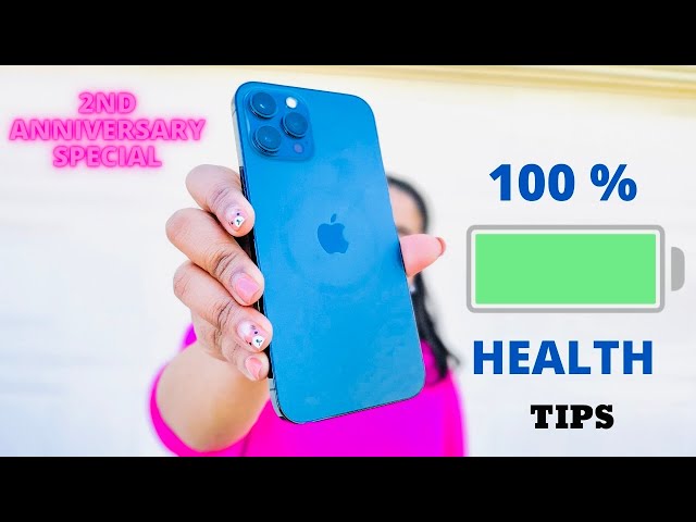 How to Improve Battery Health on iPhone's 2022 in Telugu By PJ