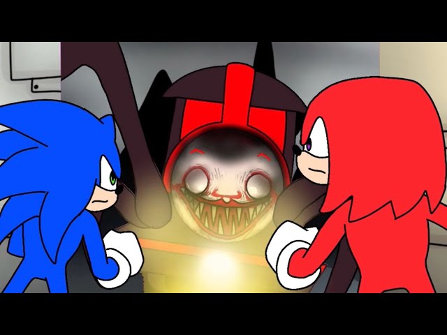 Sonic, Knuckles, Tails & Amy vs Choo Choo Charles?! | Sonic & Friends x FNF Animation