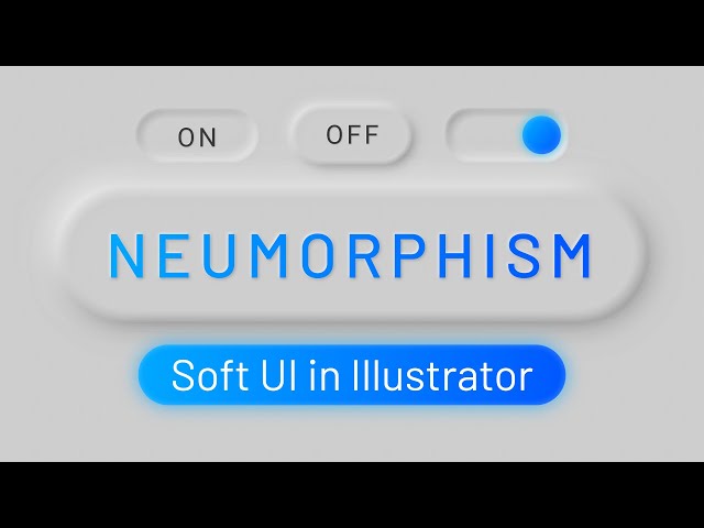 How to Make Soft UI in Illustrator (Neumorphism) | Tutorial for Beginners