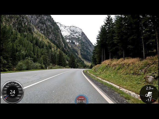 20 minute Indoor Cycling Workout for Beginners Alps Austria Garmin 4K Video