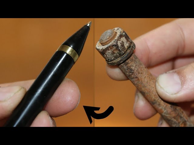 Turning Rusty Screw Into a Special Pen