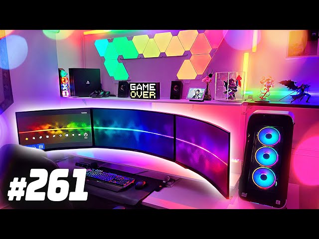 Room Tour Project 261 - BEST Desk & Gaming Setups!