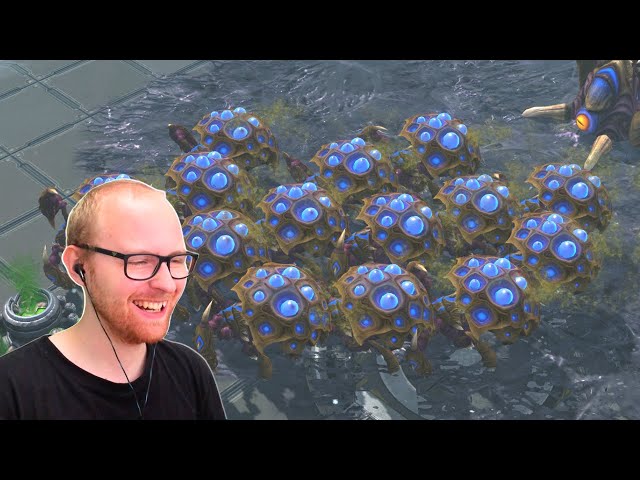 Terran Player Gets Salty vs Incredible Mass Swarm Host Rush