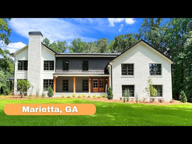 Tour This GORGEOUS 5 Bedroom Home For Sale on a HUGE .8 Acre Lot | Marietta GA
