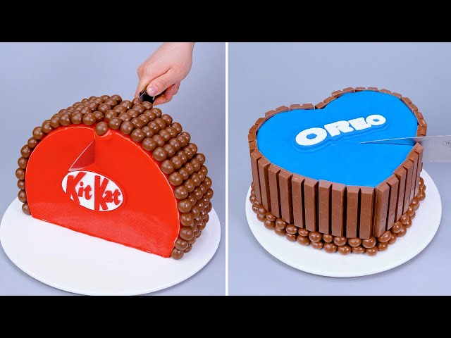 Fancy OREO & KITKAT Cake Decorating Tutorial | So Yummy Cake Decorating Ideas