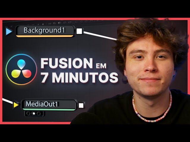 Como Editar no Fusion em 7 Minutos | Tutorial de DaVinci Resolve em Português do Brasil.