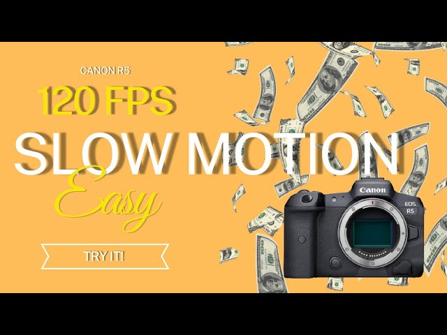 How to Enable 120 FPS for Slow Motion | High Frame Rate on the Canon R5 | 120 fps Huntington Beach