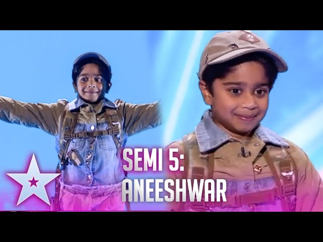 Aneeshwar Kunchala: 7-YEAR-OLD Boy Next David Attenborough! | Semi Finals Britain's Got Talent 2022