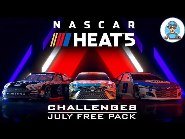Nascar Heat 5 || July Free Pack Challenge || 4k