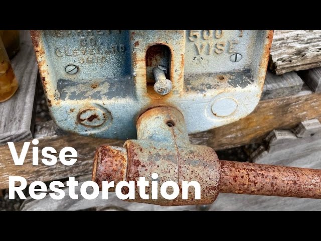 Woodworking Vise Restoration and Installation - Part 1 | #woodworking