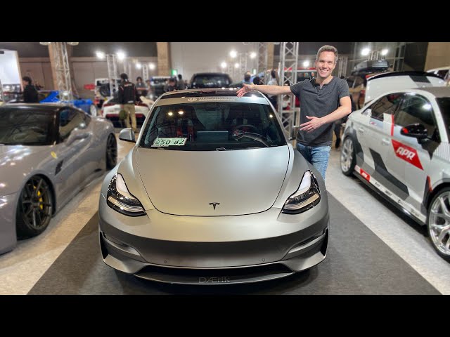 Tokyo Auto Salon 2020. My Tesla Model 3 & I Travel to Japan.