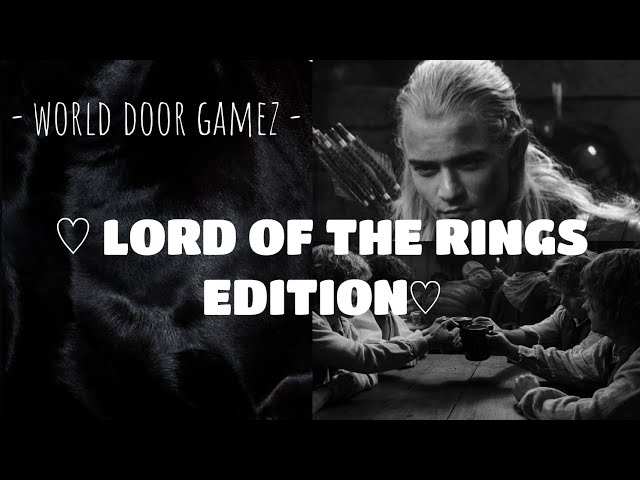 KPOP DOOR GAME ~ LORD OF THE RINGS EDITION