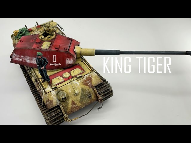 TAKOM 1/35 KING TIGER ［full build］#scalemodel #tankmodel #howtopaint