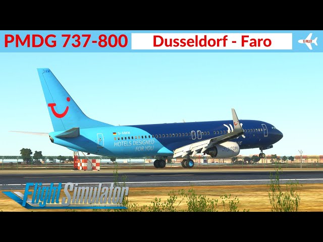 [MSFS] PMDG 737-800 TUIfly | Dusseldorf to Faro | Full Flight