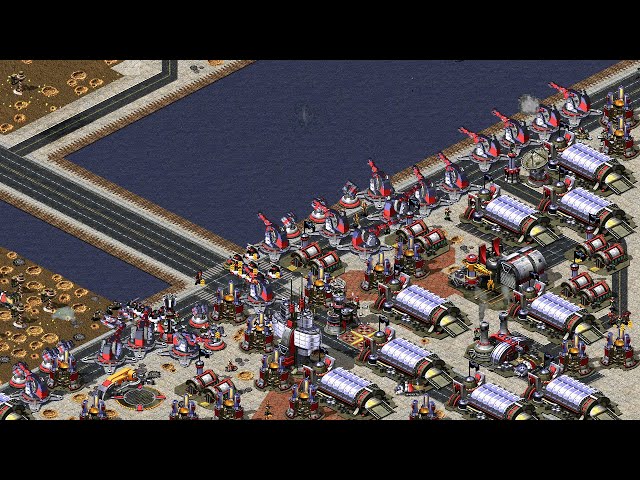 Red alert 2 | Extra hard ai | 7 vs 1 | Chales Town map | France