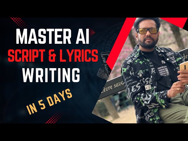Master Screenwriting with AI: 5-Day Course | By Samar K Mukherjee