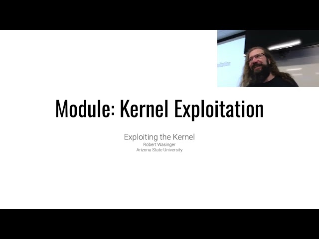Kernel Exploitation - CSE598 - Robert - 2024.04.16