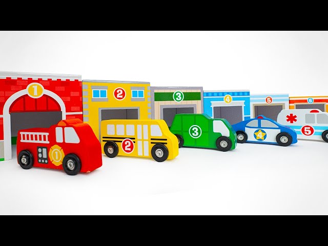 Best Learning Video for Toddlers - Learn Colors and Professions!👩‍🚒