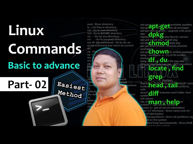 Linux commands Bangla | Linux command line | Linux terminal commands for beginners #2 Amader  Canvas
