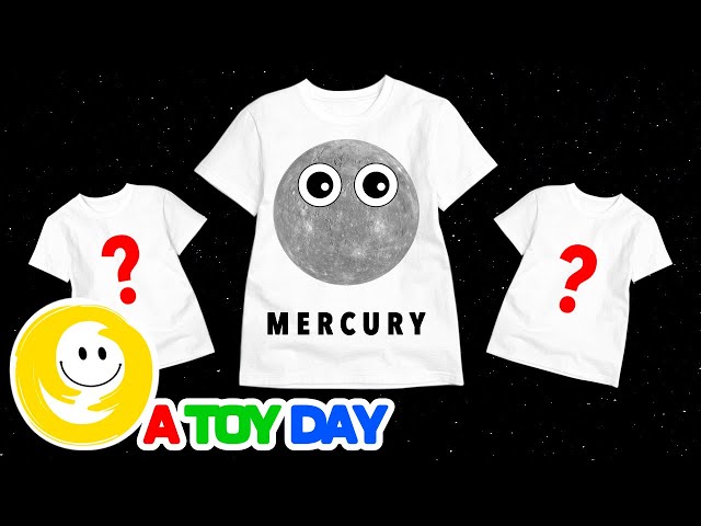 Planet T-shirt for KIDS  | Planets Craft | Mercury Venus Earth Mars Jupiter Saturn Uranus Neptune