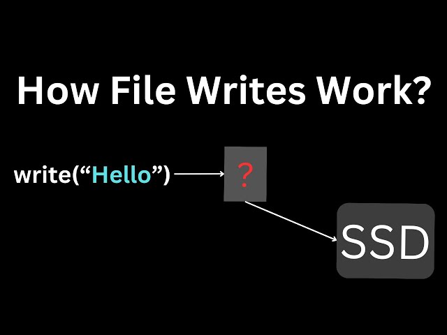 How File Writes Work | Hindi | Devansh Gupta