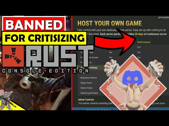 BANNED/MUTED BY RUST CONSOLE DEVS FOR CRITICISM! More Money Grabbing With Private Servers In Future?