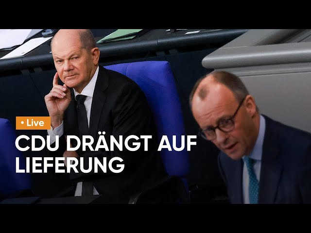 Bundestag LIVE: Union legt im Taurus-Streit nach - geht Antrag diesmal durch?