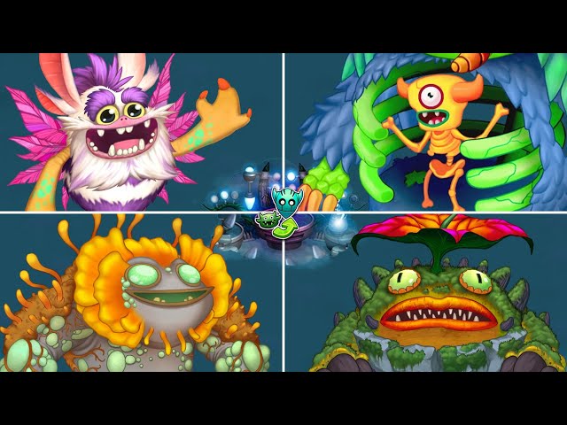 Rare Wublin Comparison - All Sounds and Animations | My Singing Monsters