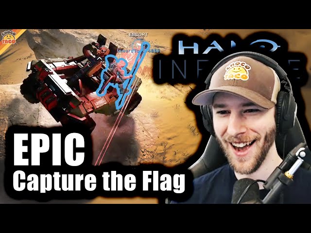 chocoTaco's Epic Halo Infinite Capture the Flag on Behemoth ft. Reid, Julien, & HollywoodBob