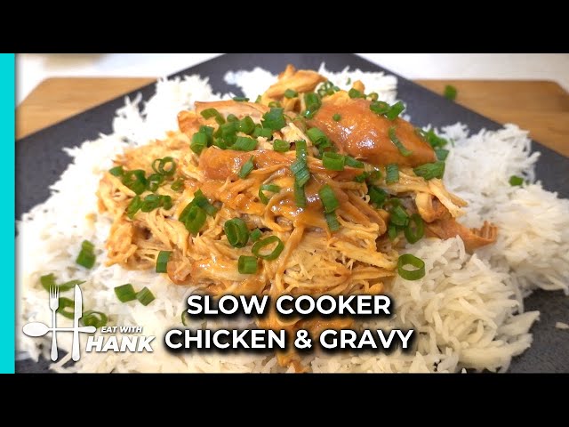 Slow Cooker Chicken and Gravy Recipe