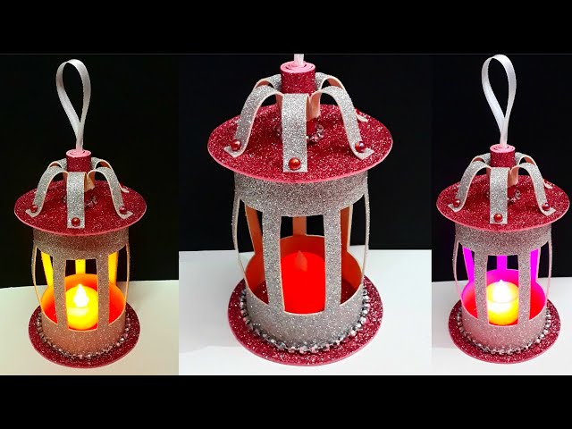 DIY-Lantern/Tealight holder made from foam sheet at home |DIY home decoration ideas