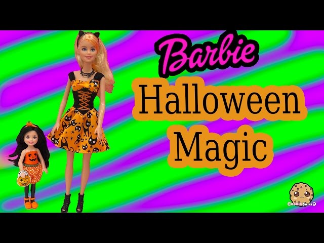 Barbie Target Exclusives Halloween Magic & Chelsea Pumpkin Dolls - Cookieswirlc Toy Video