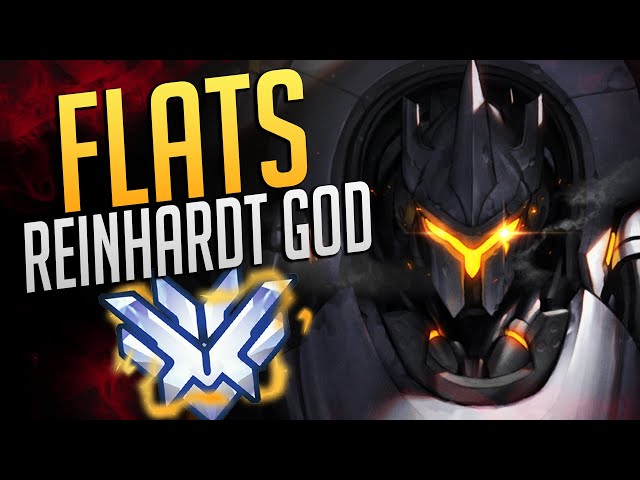 BEST OF FLATS - THE REINHARDT GOD! | Overwatch Flats Reinhardt Montage & Facts