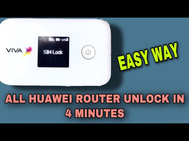 How to remove Huawei Router SIM LOCK easily