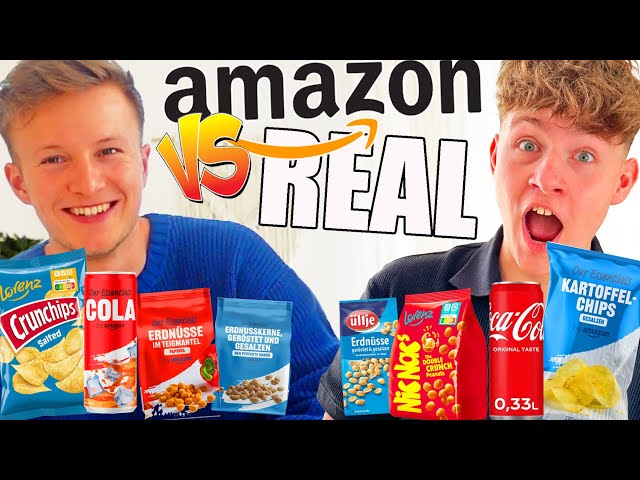 Amazon FOOD VS REAL FOOD 🥤 TipTapTube