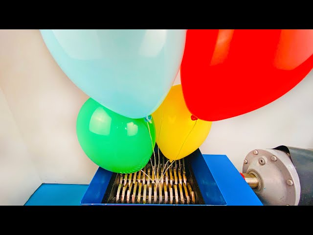 Shredding Helium Balloons!