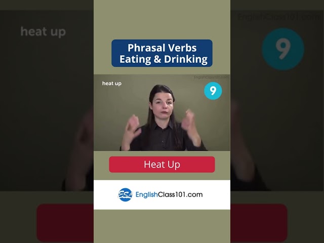 Heat Up - Learn English Most Common Phrasal Verbs #shorts #english #englishclass101