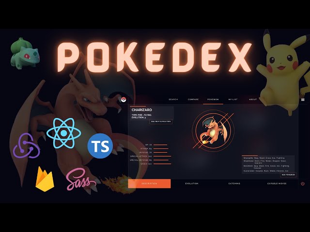 Build a Pokemon App with React, Redux Toolkit, Typescript, Firebase and SCSS with Netlify Deployment