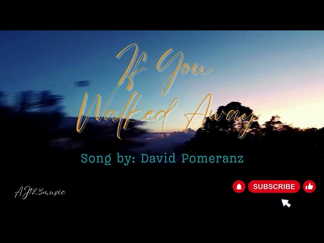 If You Walk Away - David Pomeranz (Lyrics)
